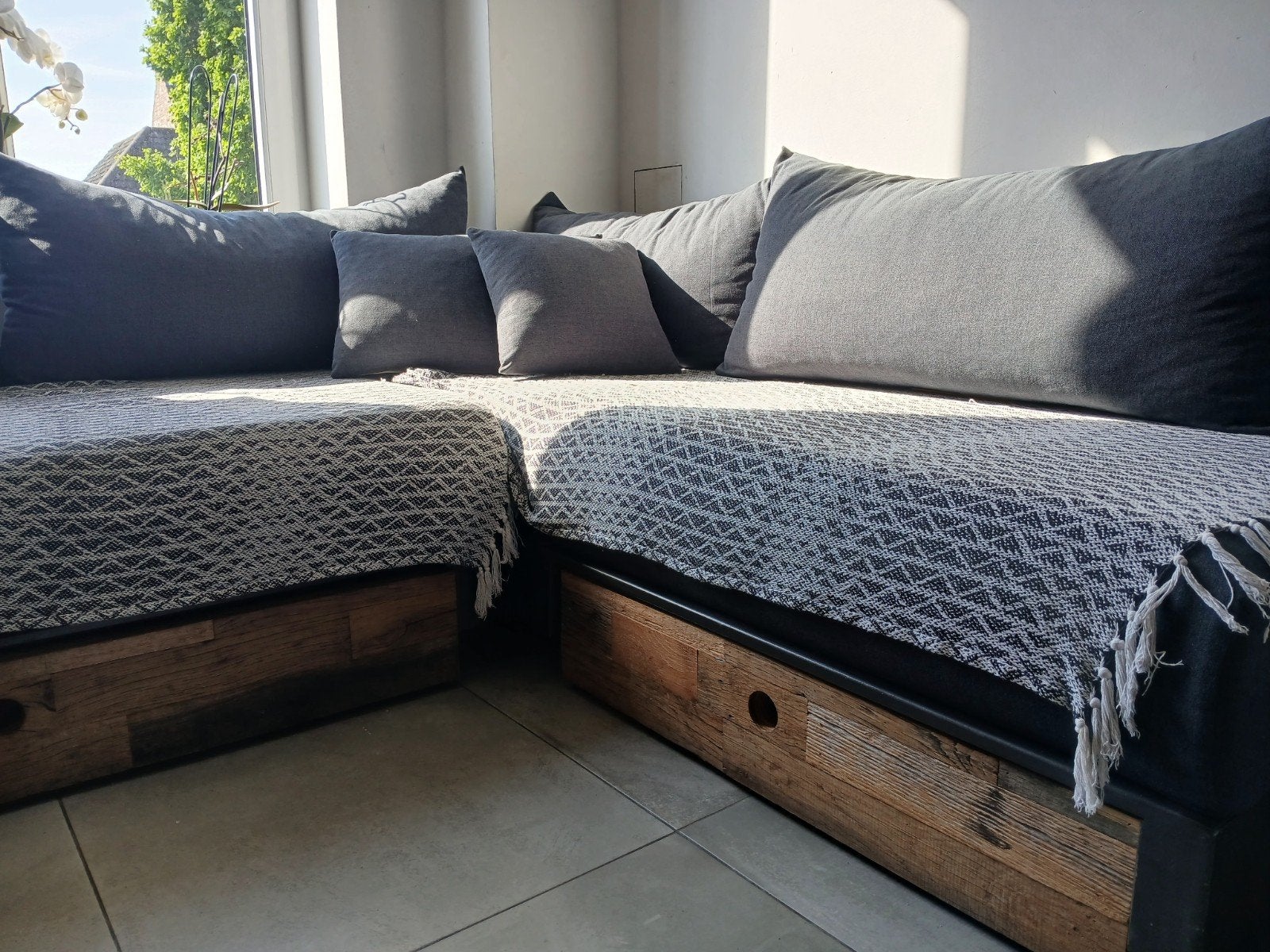 Magnifique canapé, Maison & Meubles, Enlèvement, Bois