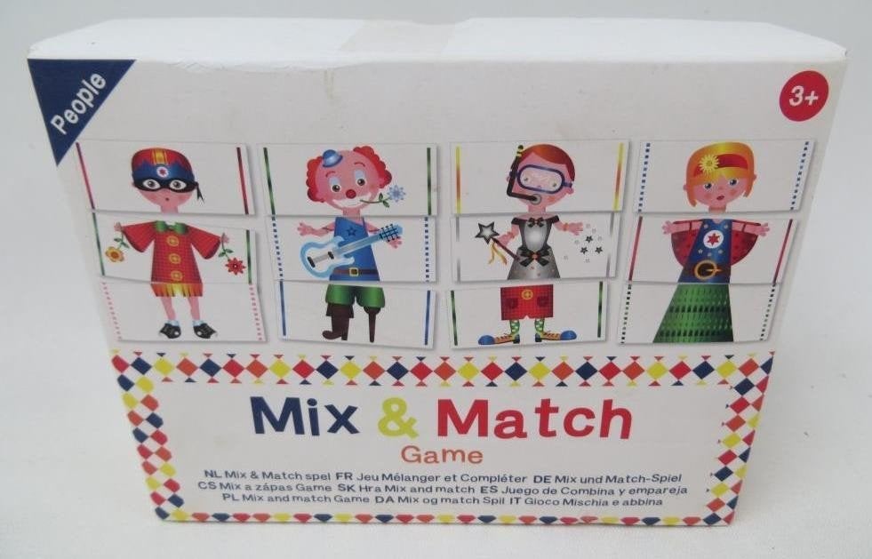 Jeu Mix & Match 3 + créez 16 personnages avec 48, Enlèvement ou Envoi, Utilisé, Puzzles