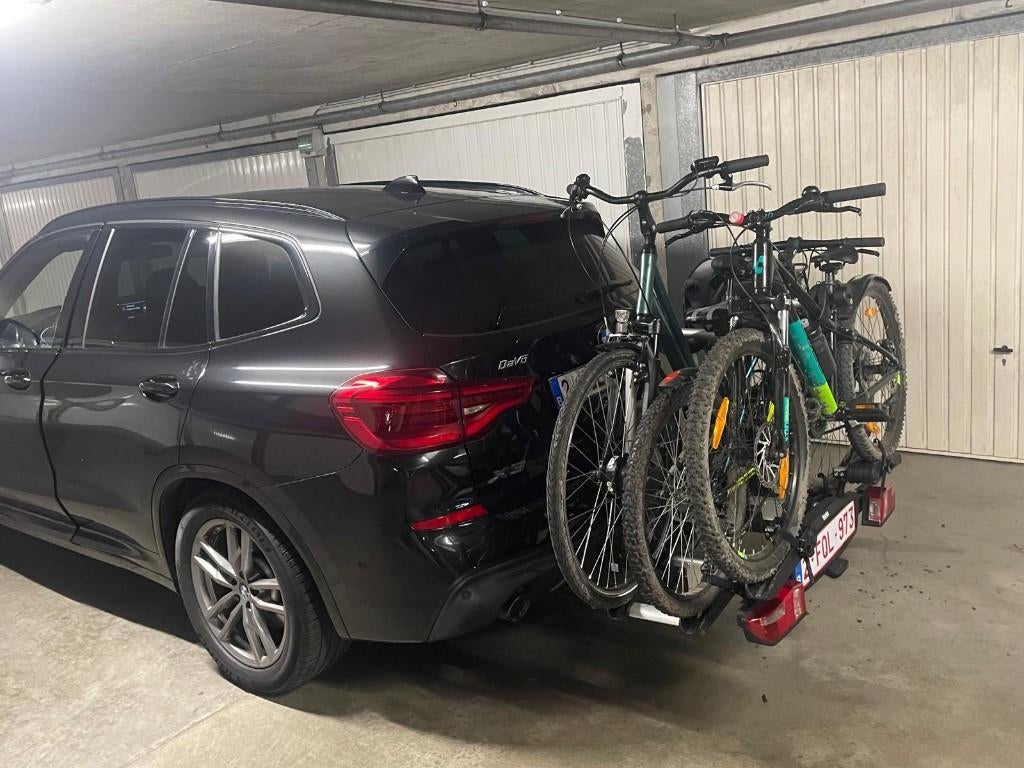 BMW E-BIKE 2.0 fietsendrager Uebler voor 3 fietsen, Auto diversen, Fietsendragers, Gebruikt, Trekhaakdrager, 3 fietsen of meer