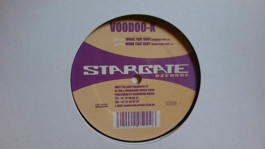 VAUDOU K « TRAVAILLE CE CORPS », Enlèvement ou Envoi, Comme neuf, 12 pouces, Techno ou Trance