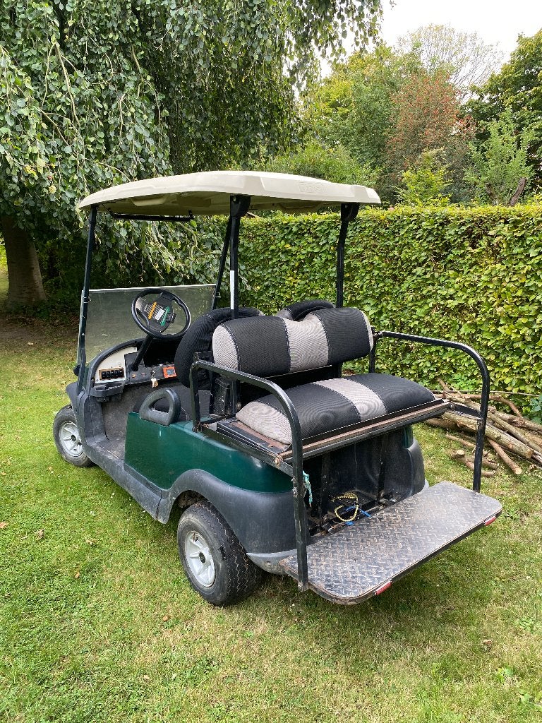 Golfcar met extras, Sport en Fitness, Golf, Ophalen, Gebruikt, Golfkar, Overige merken