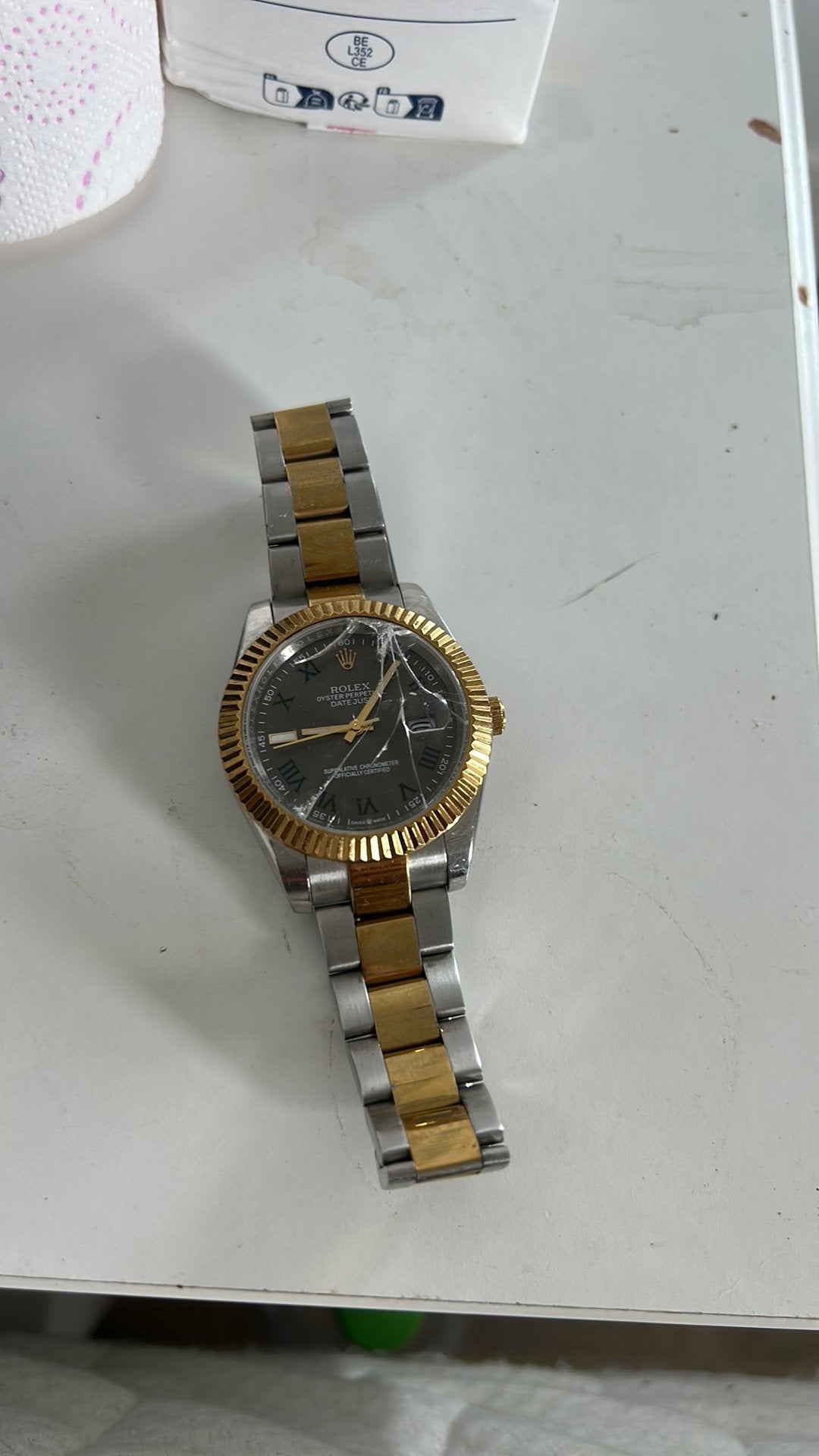 montre Rolex, Bijoux, Sacs & Beauté, Montre-bracelet, Rolex, Enlèvement ou Envoi, Utilisé