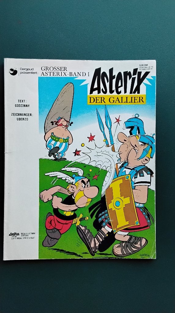 Bande dessinée Astérix der Gallier, en allemand., Enlèvement ou Envoi, Une BD, Utilisé, Goscinny - Uderzo