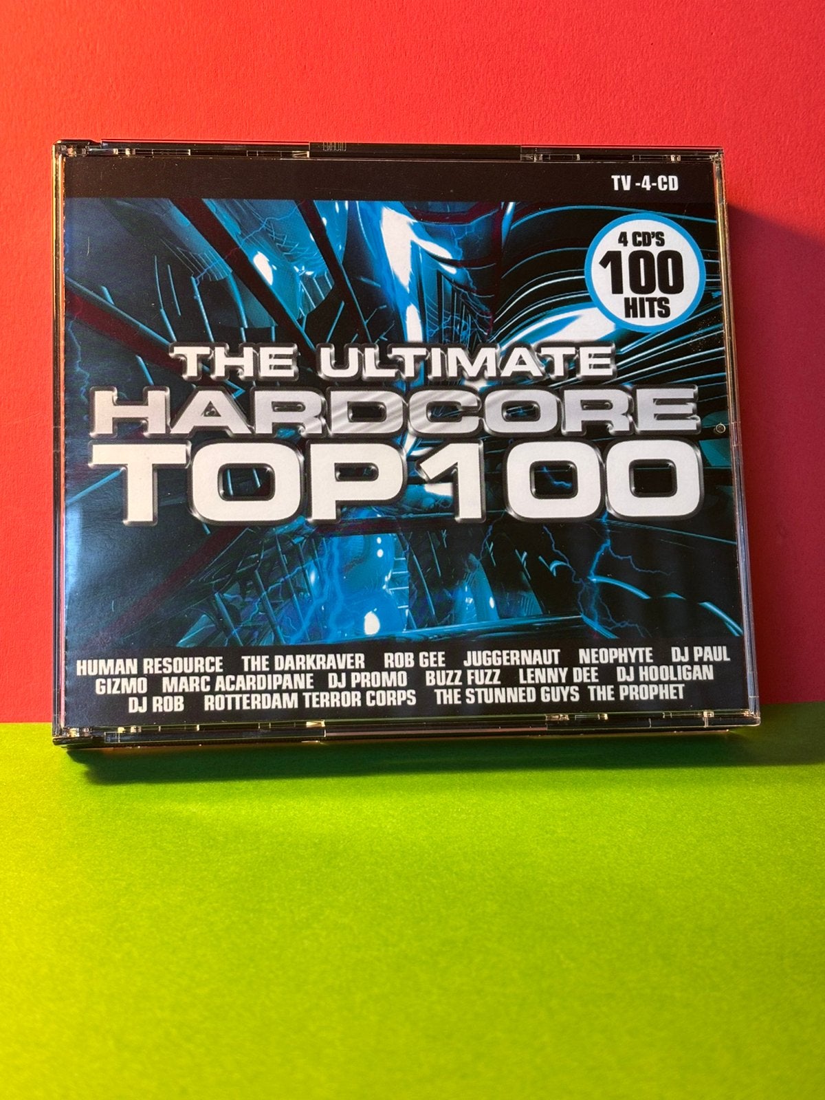 The ultimate hardcore top 100 / 4cd box nieuwstaat, CD & DVD, Envoi, Comme neuf, Hardcore