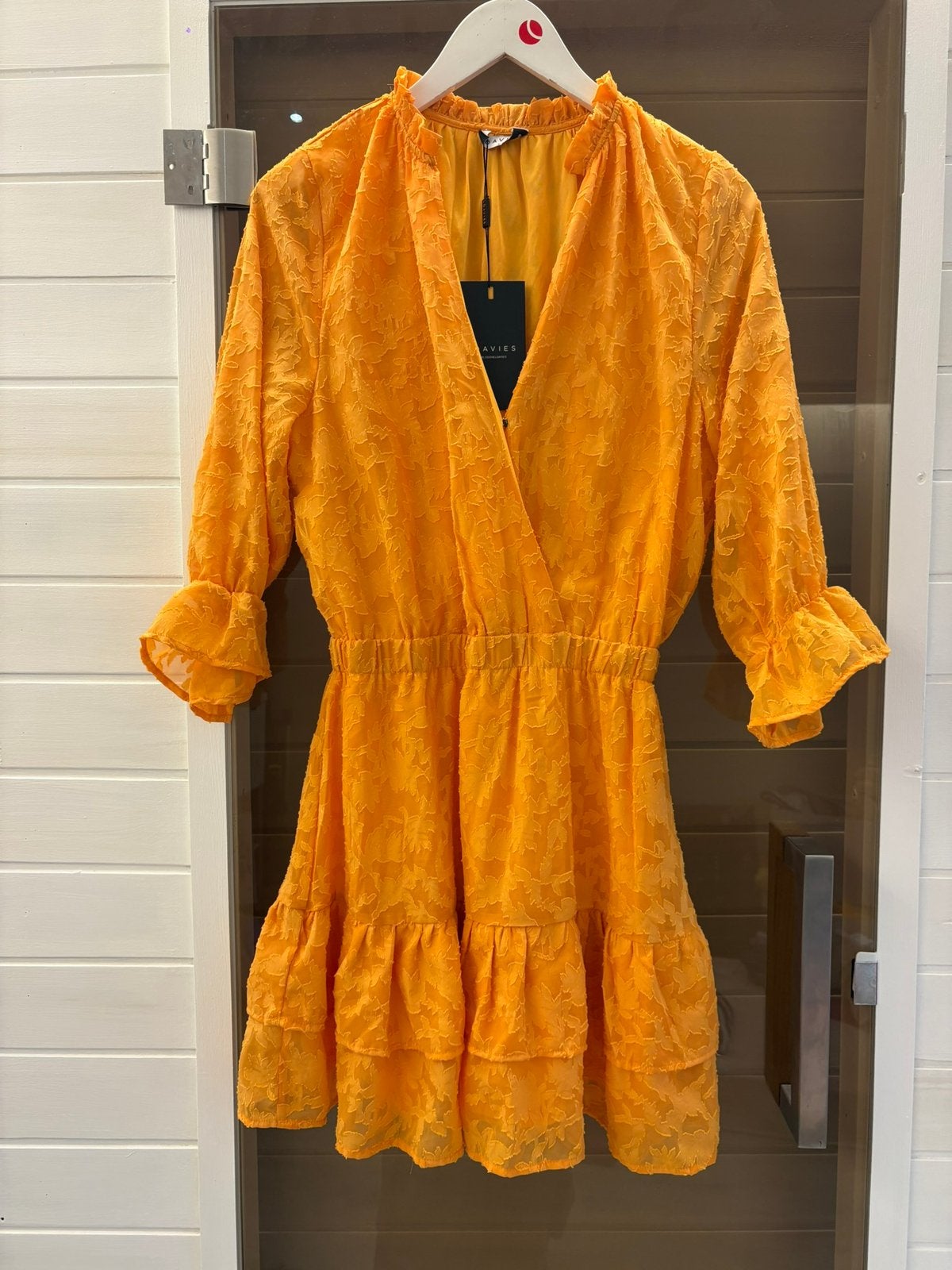 Oranje jurkje, Kleding | Dames, Ophalen of Verzenden, Zo goed als nieuw, Maat 38/40 (M), Oranje