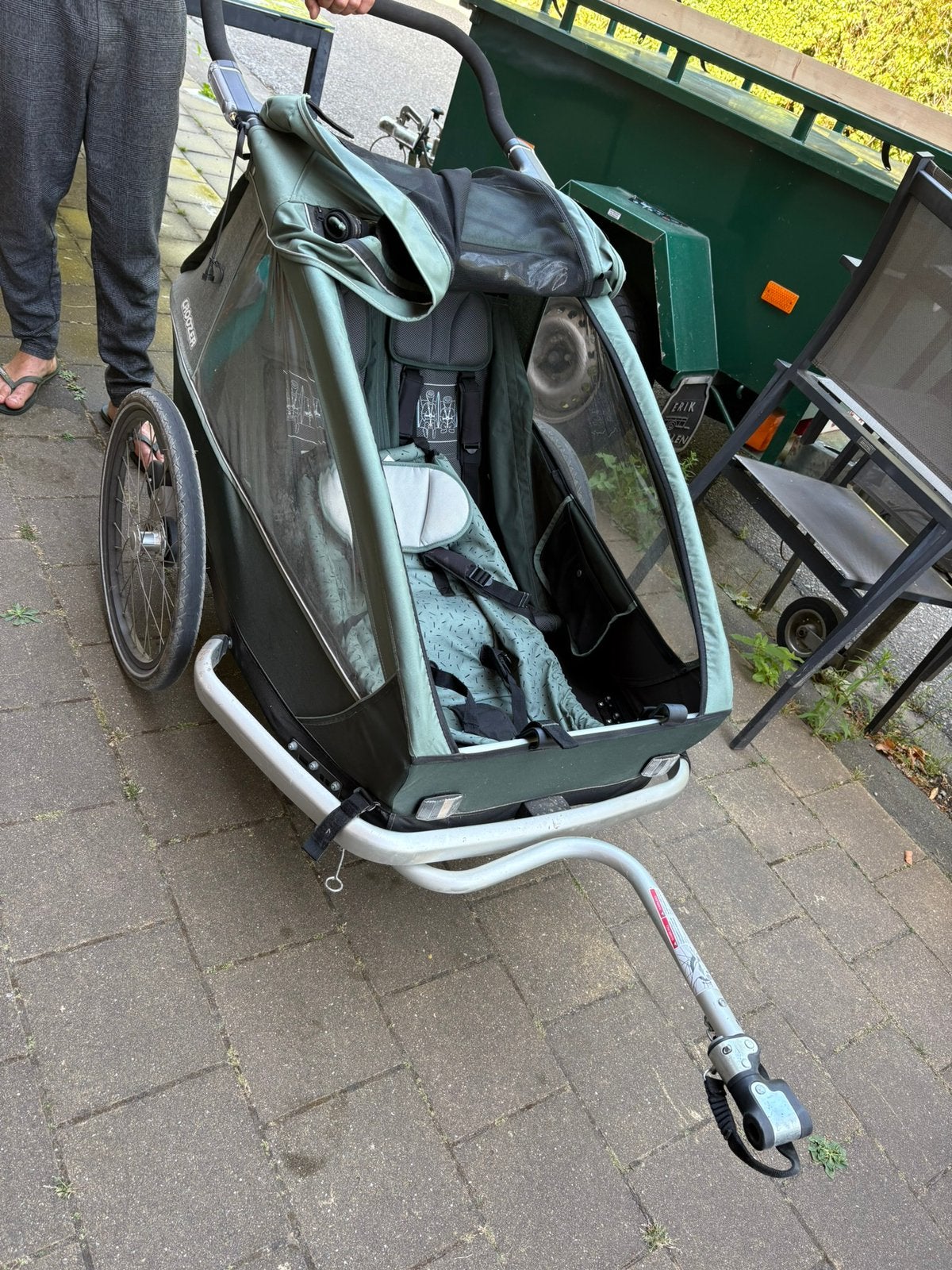 Fietskar Croozer, Ophalen, Zo goed als nieuw, Kinderkar