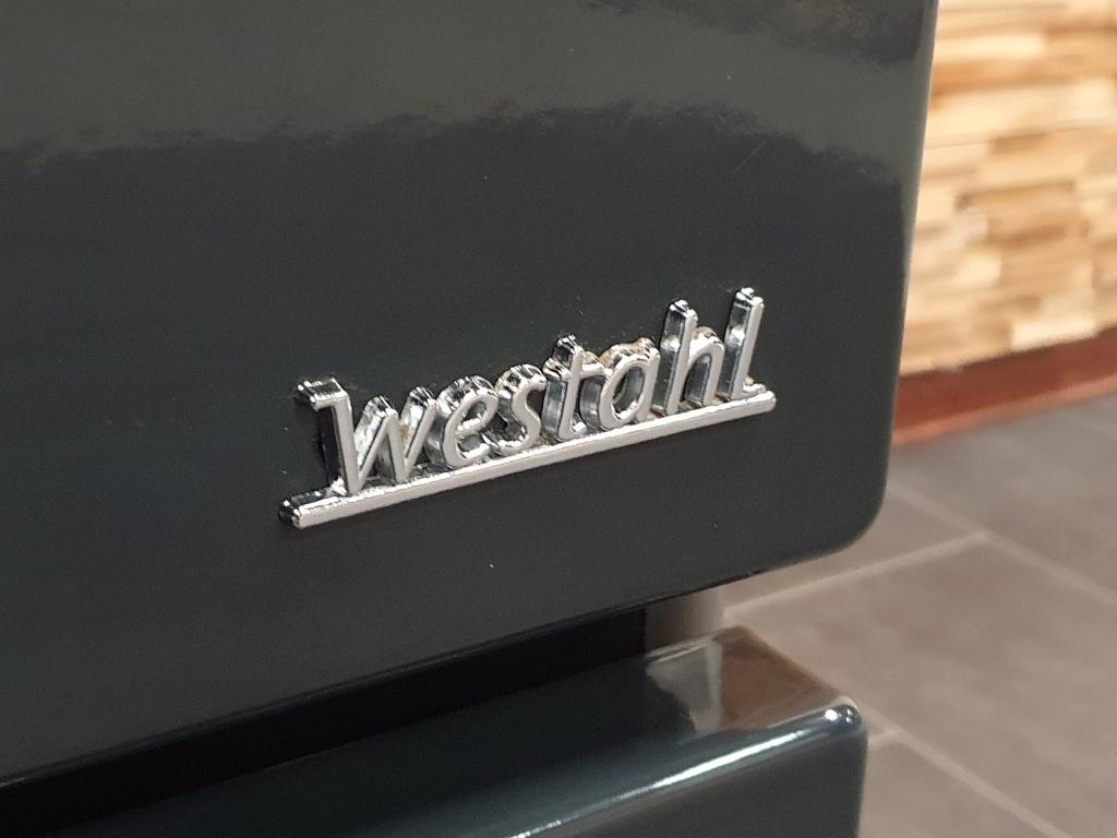 Luxe Westahl/Lacanche 100 cm antraciet 2 electrische ovens, Gaz, Classe énergétique A ou plus économe, Comme neuf, Enlèvement
