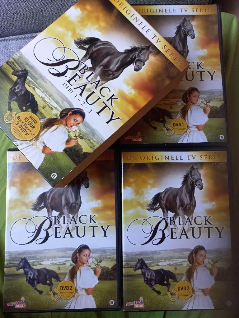 Black Beauty Deel 1-2-3 (1972) 3 disc, Cd's en Dvd's, Alle leeftijden, Boxset, Ophalen of Verzenden, Zo goed als nieuw