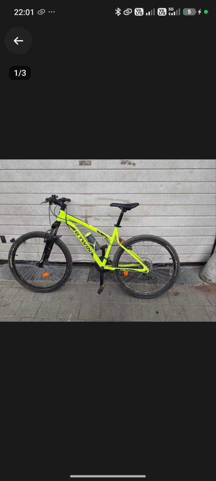 VTT Rockrider, Enlèvement