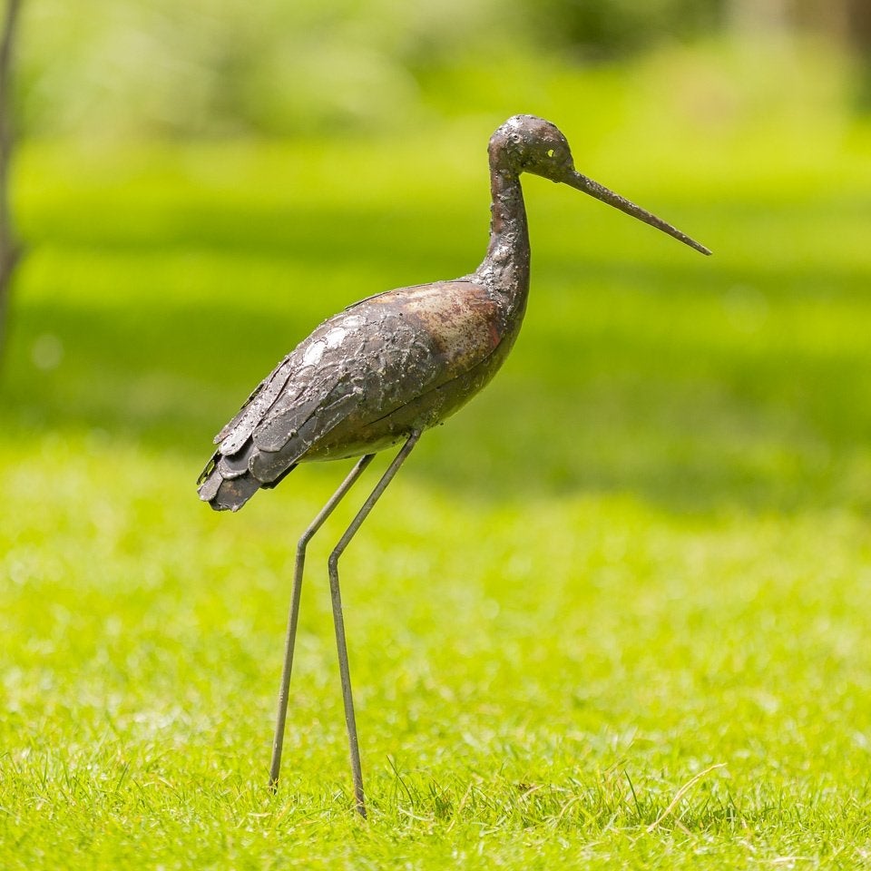 Beaux oiseaux - Statue Godwit, Jardin & Terrasse, Statues de jardin, Enlèvement ou Envoi, Neuf, Métal, Animal