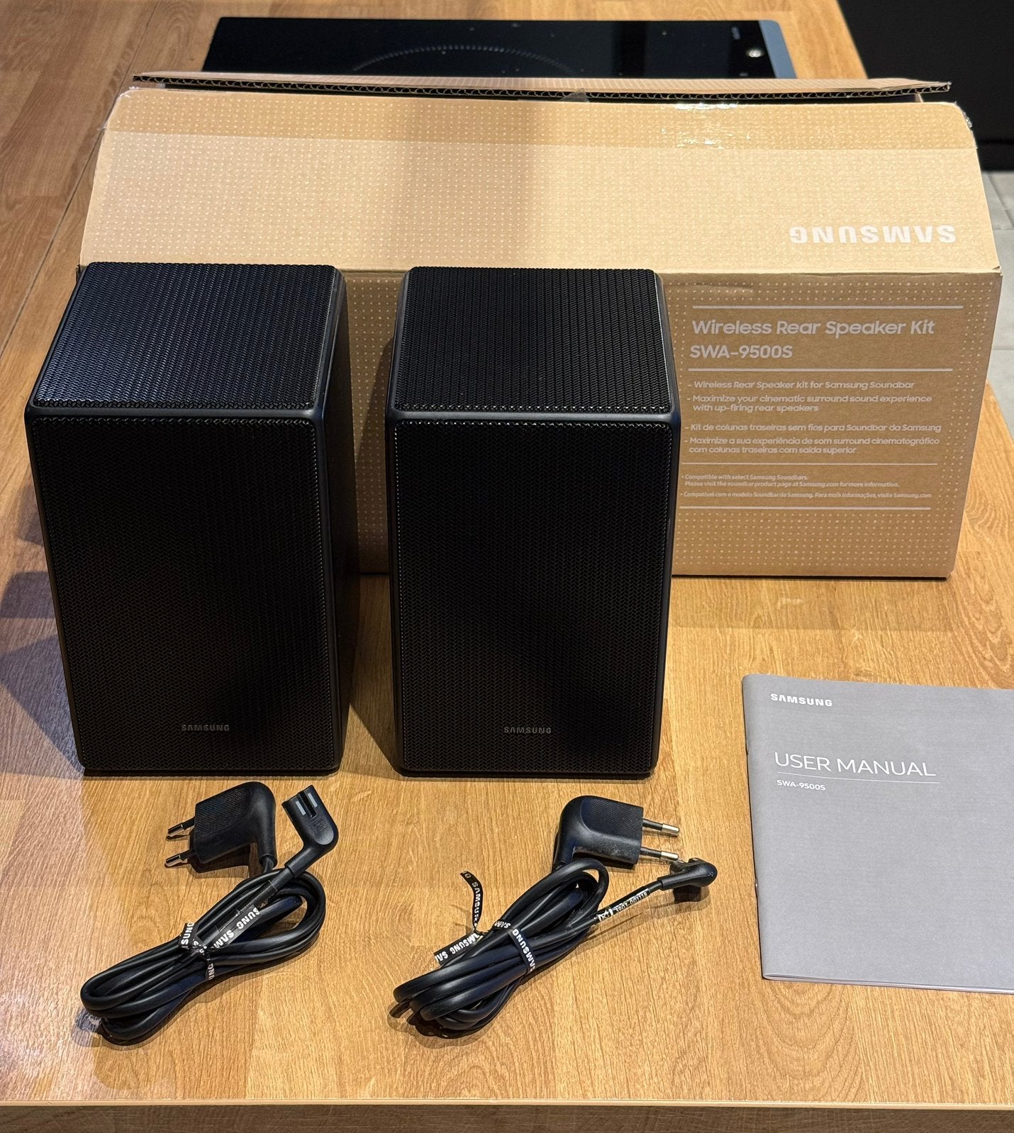 Kit d’enceintes arrieres Surround Samsung SWA-9500S, TV, Hi-fi & Vidéo, Enlèvement, Bluetooth, Comme neuf