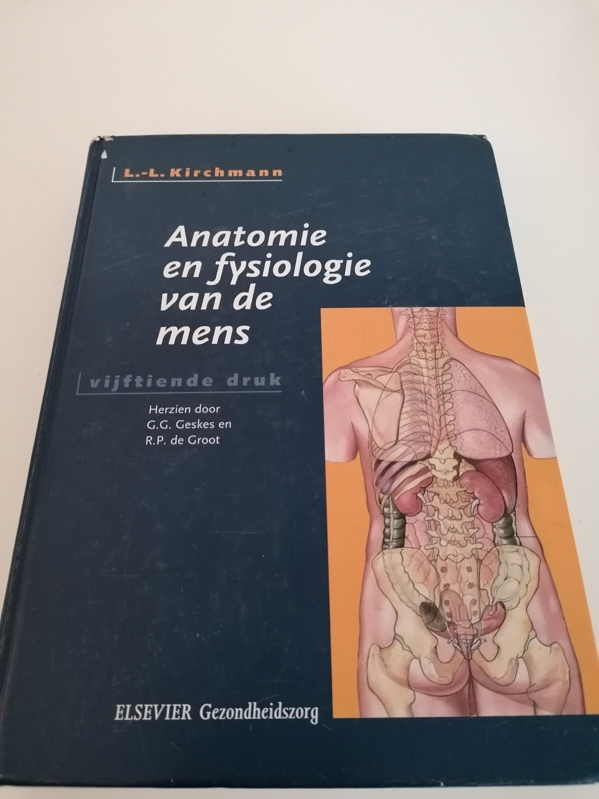 L.L. Kirchmann - Anatomie en fysiologie van de mens, Boeken, Studieboeken en Cursussen, Ophalen of Verzenden, L.L. Kirchmann