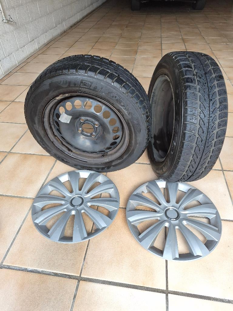Winterbanden met velg, Ophalen, Gebruikt, 15 inch, Band(en)