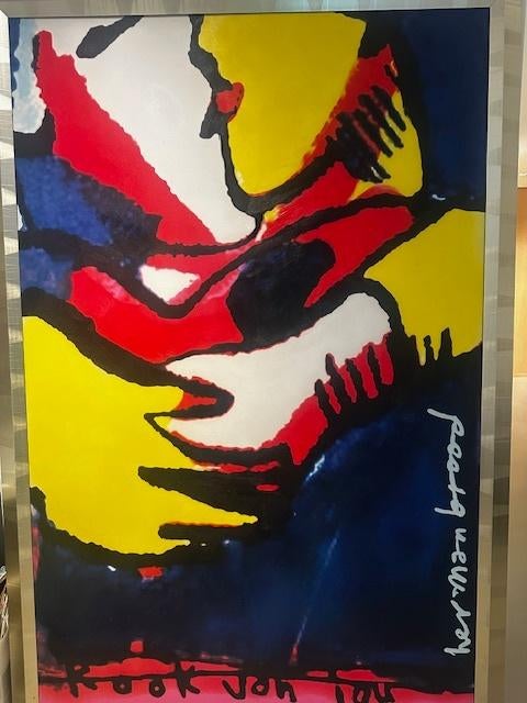 Herman Brood - Kook van jou - 130x190cm., Antiek en Kunst, Kunst | Schilderijen | Modern, Ophalen