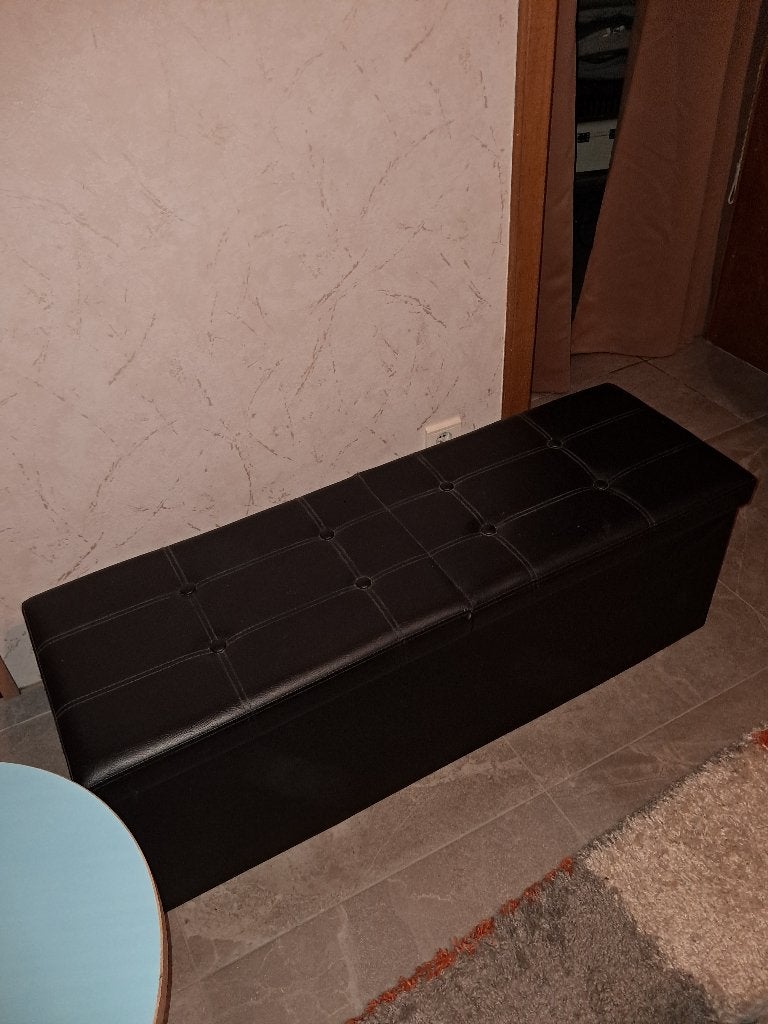 Banc de rangement- coffre de rangement, Maison & Meubles, 100 à 150 cm, Comme neuf, Synthétique, Enlèvement