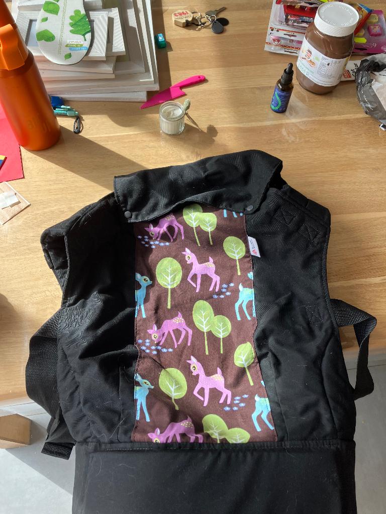 Draagzak kleuter tot 20 kilo, Zo goed als nieuw, Rug, Draagzak, Ophalen