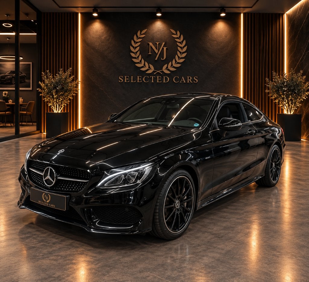Mercedes-Benz C180 AMG*NIGHT EDITION*PANO*CAMERA*MULTIBEAM, Auto's, Automaat, Dealer onderhouden, Achterwielaandrijving, 4 cilinders