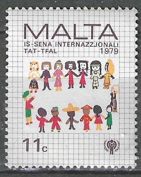 Malte 1979 - Yvert 587 - Année de l'enfant. (OU), Timbres & Monnaies, Timbres | Europe | Autre, Non oblitéré, Malte, Envoi