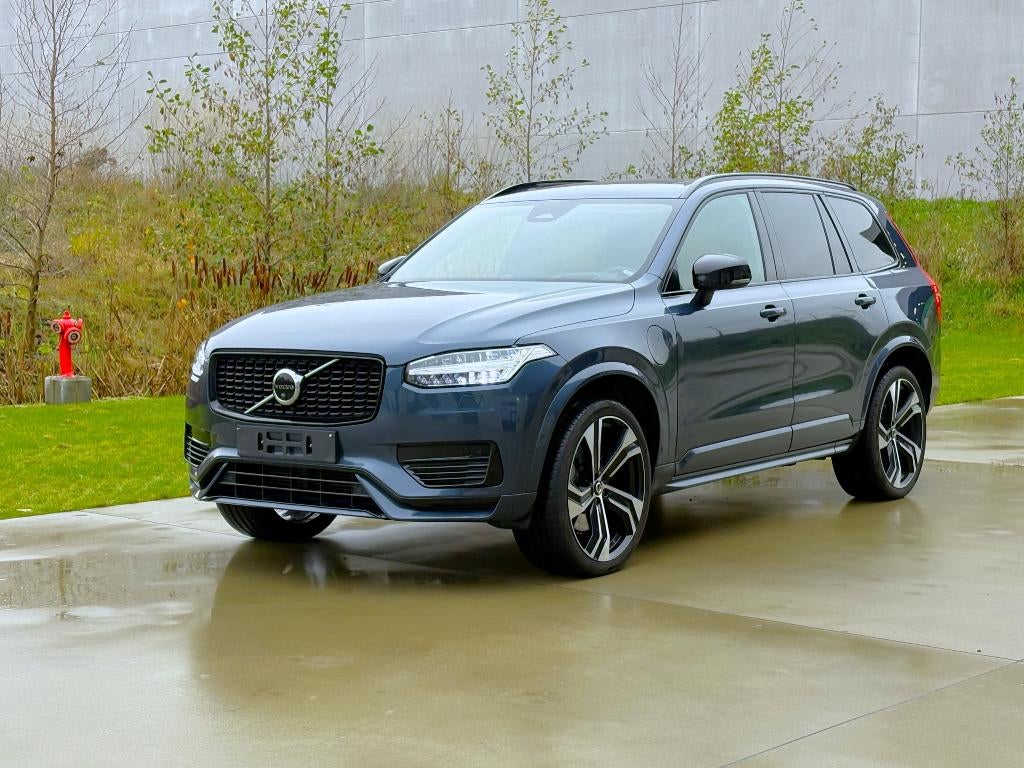 Volvo XC90 T8 AWD Recharge R design the art of travel, Auto's, Euro 6, 4 cilinders, Blauw, 7 zetels