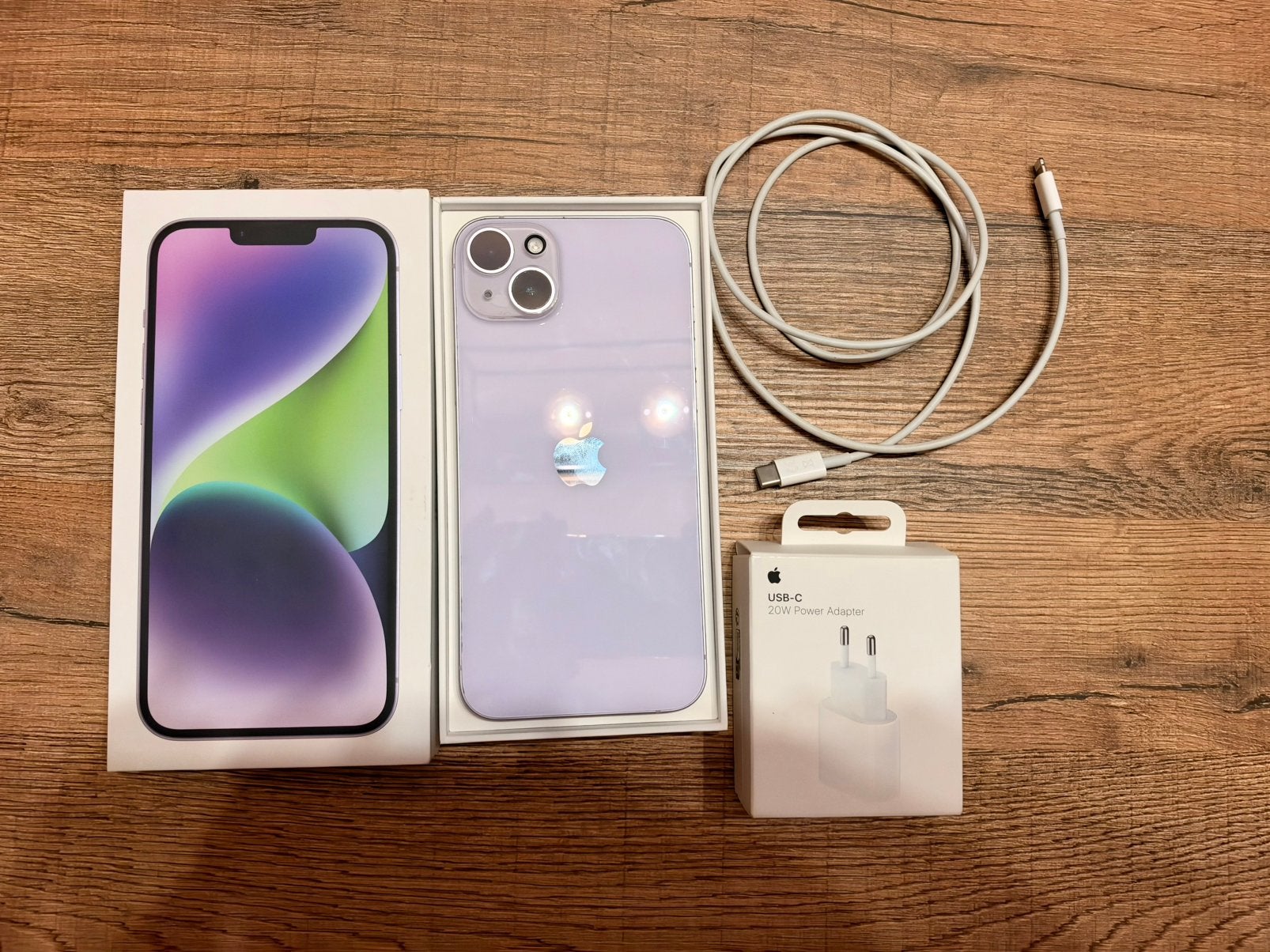 iPhone 14 Plus (Mauve) - Uitstekende staat + accessoires., Telecommunicatie, Ophalen, IPhone 14 Plus, Paars, 128 GB