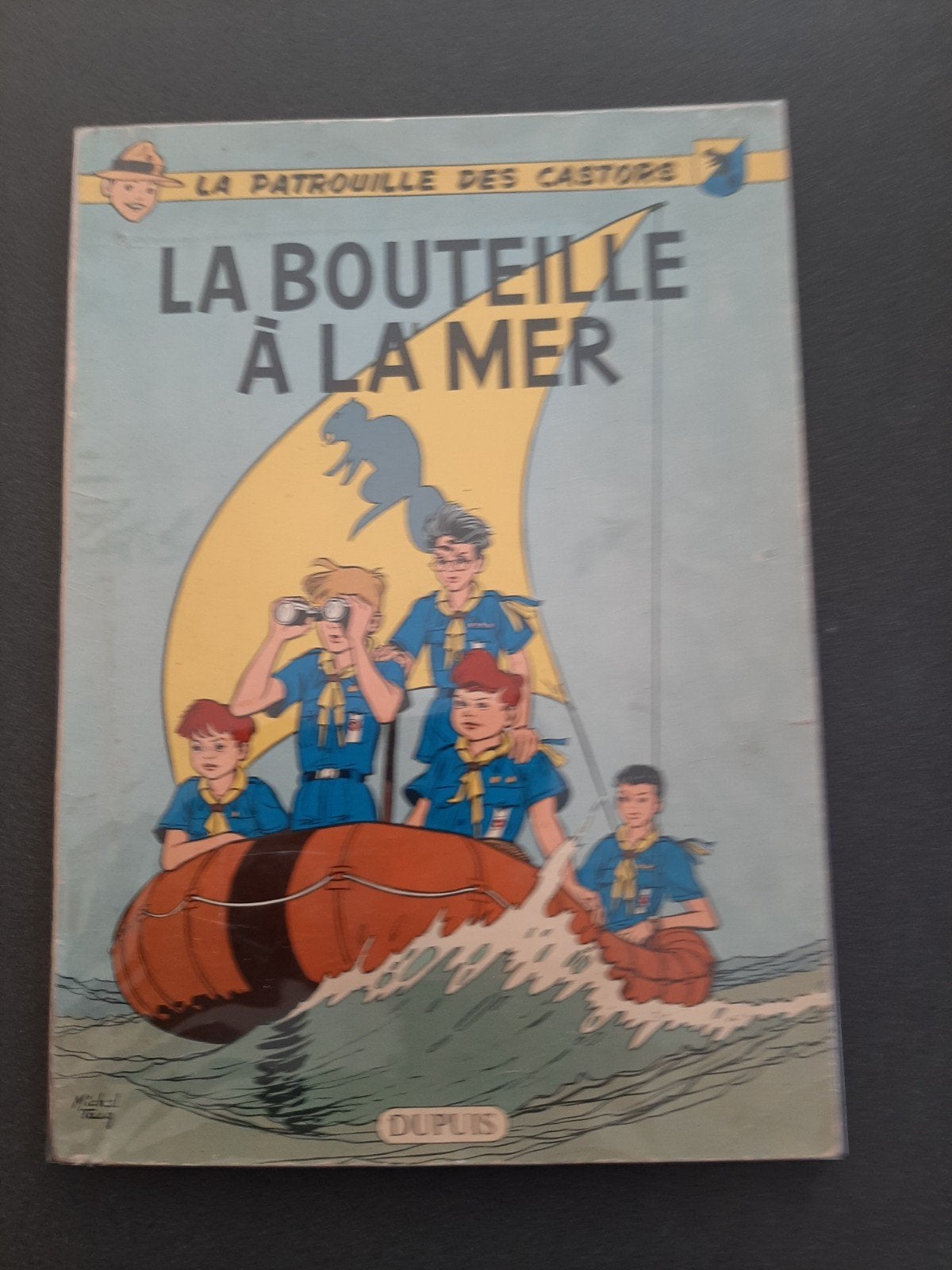 Patrouille des Castors : La bouteille à la mer EO 1959 TBE, Boeken, Ophalen of Verzenden