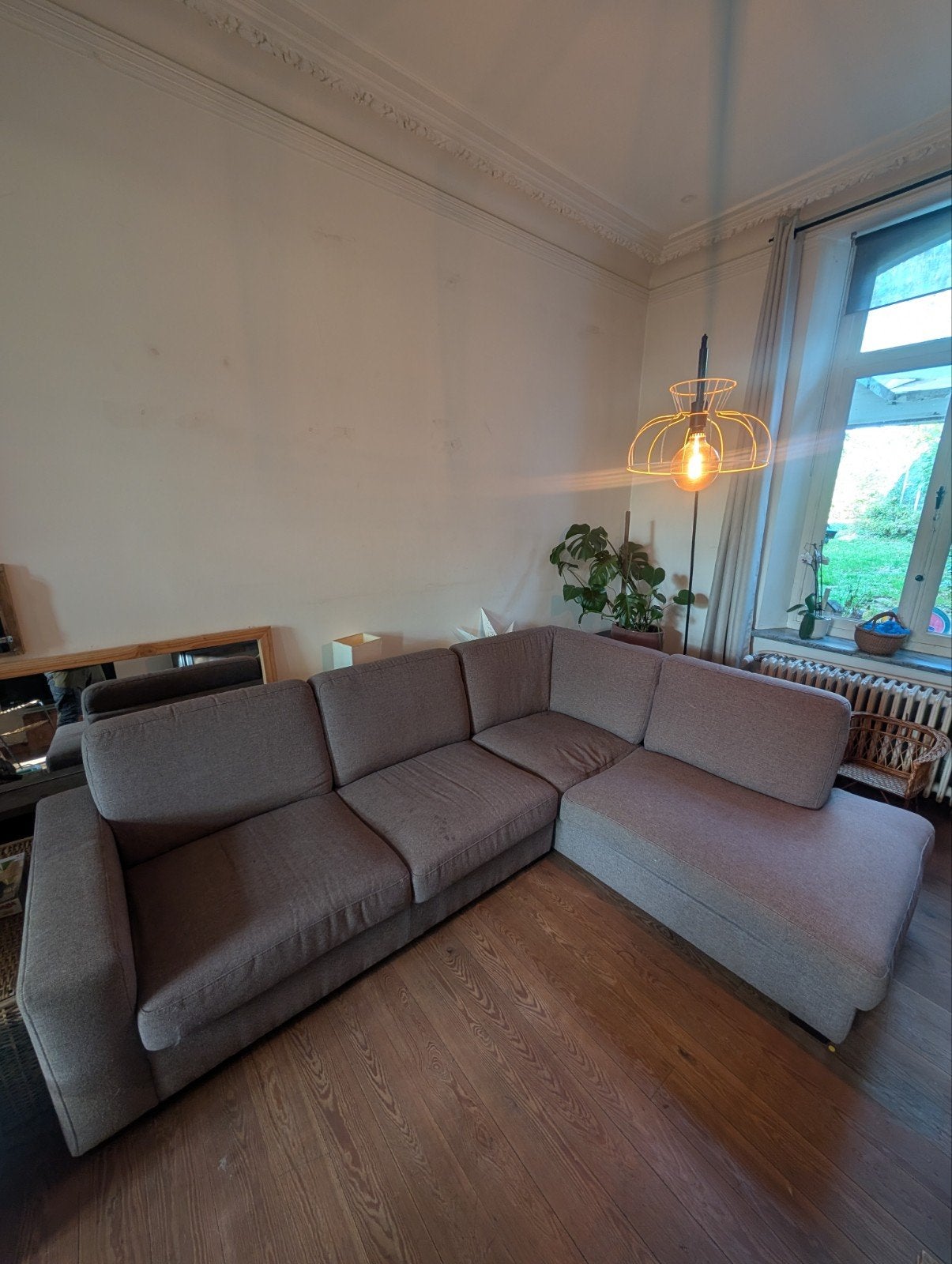 Fauteuil avec méridienne 255 x 195, Maison & Meubles, Enlèvement, Utilisé, Tissus, MÉRIDIENNE