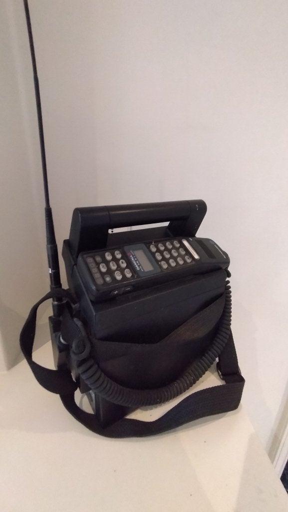 oude draagbare telefoon (017 nummer) AUTOPHON, Ophalen, Gebruikt