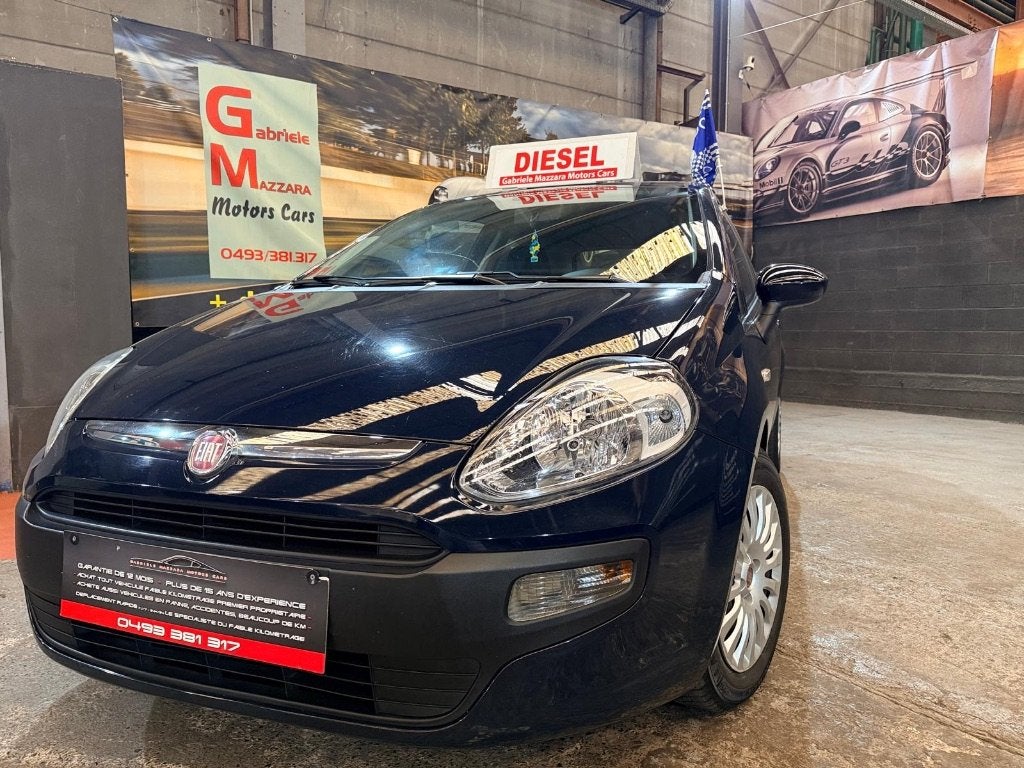 Fiat Punto 1.3MTJ Airco, Auto's, Dealer onderhouden, Blauw, Punto, Te koop