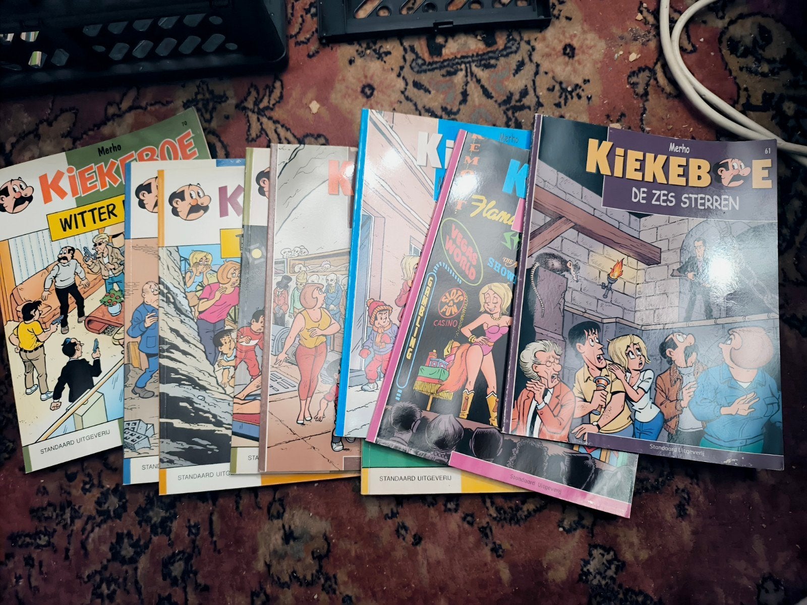 Lot strips Kiekeboe 61 - 70, Boeken, Ophalen