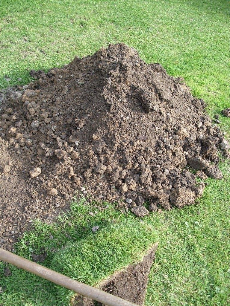 gratis vulgrond, Ophalen, Tuinaarde