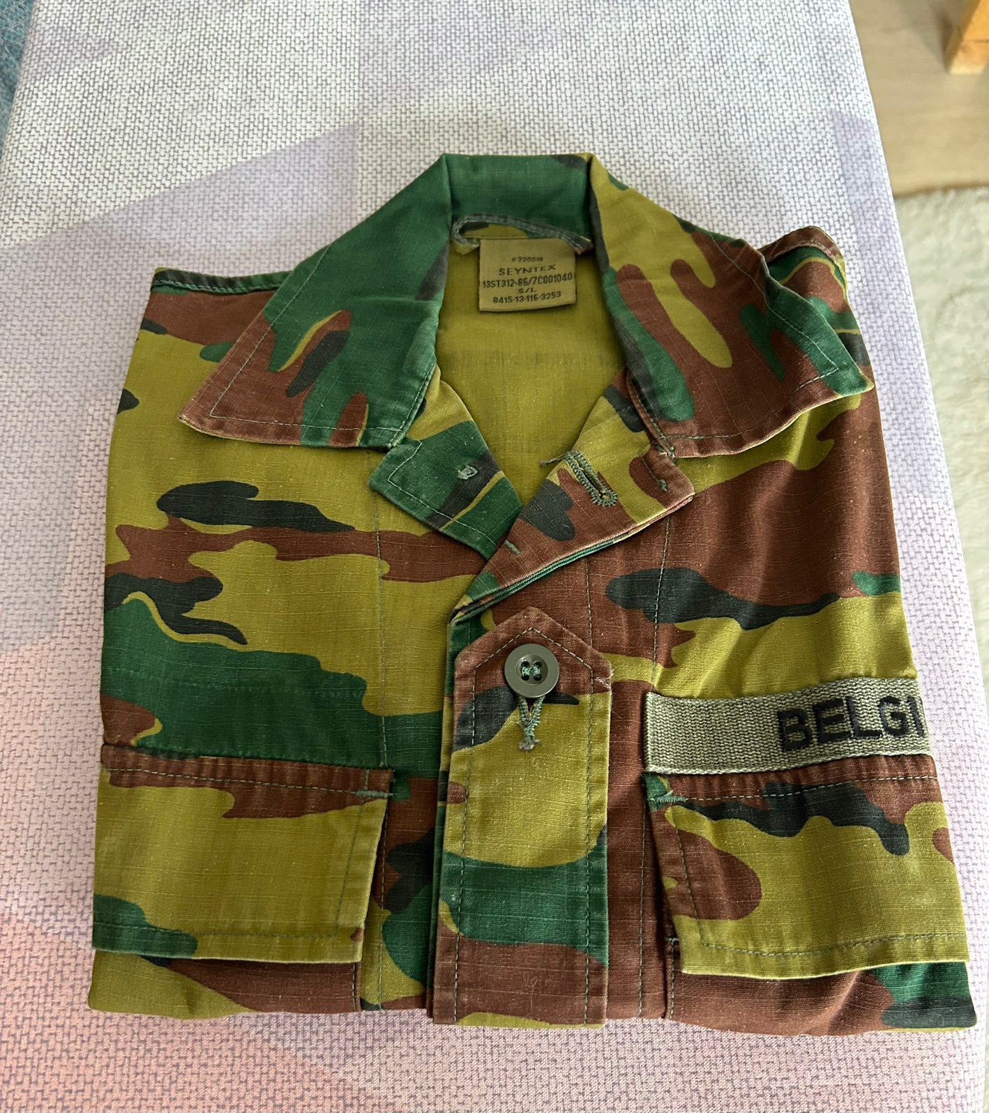 Camouflagebroek en vest Woodland - maat S, Verzamelen, Ophalen of Verzenden