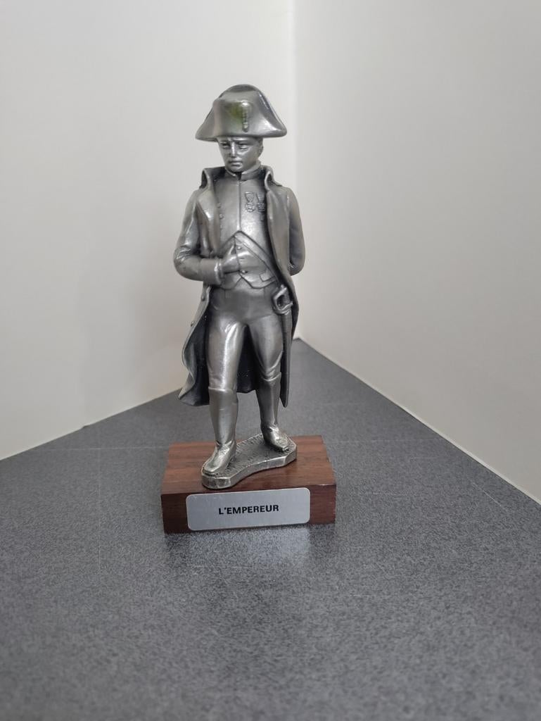 Napoleon Bonaparte miniatuur metalen uitvoering tin lood, Ophalen of Verzenden