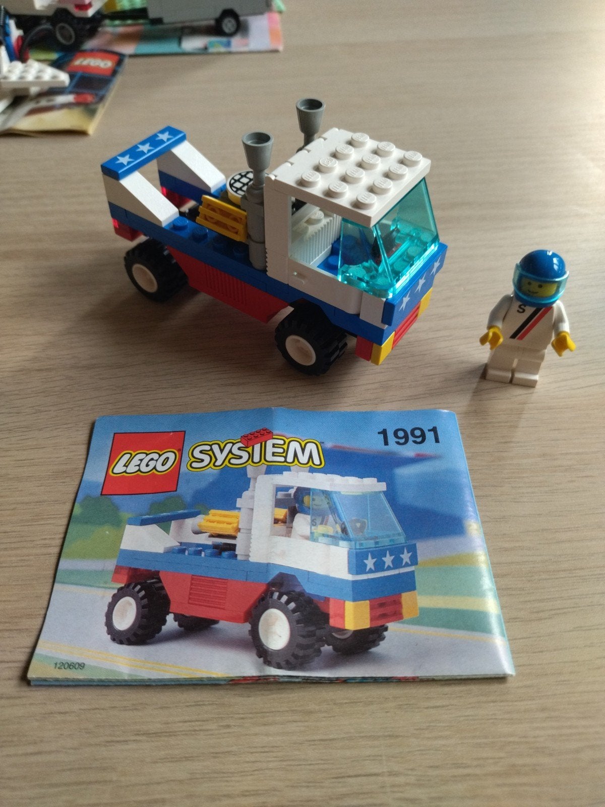 Lego City 1991 racing pick up, Ophalen of Verzenden, Lego, City