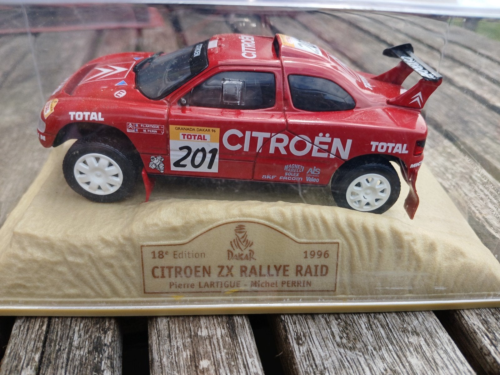 Rallye Raid Citroën ZX 1996, Enlèvement