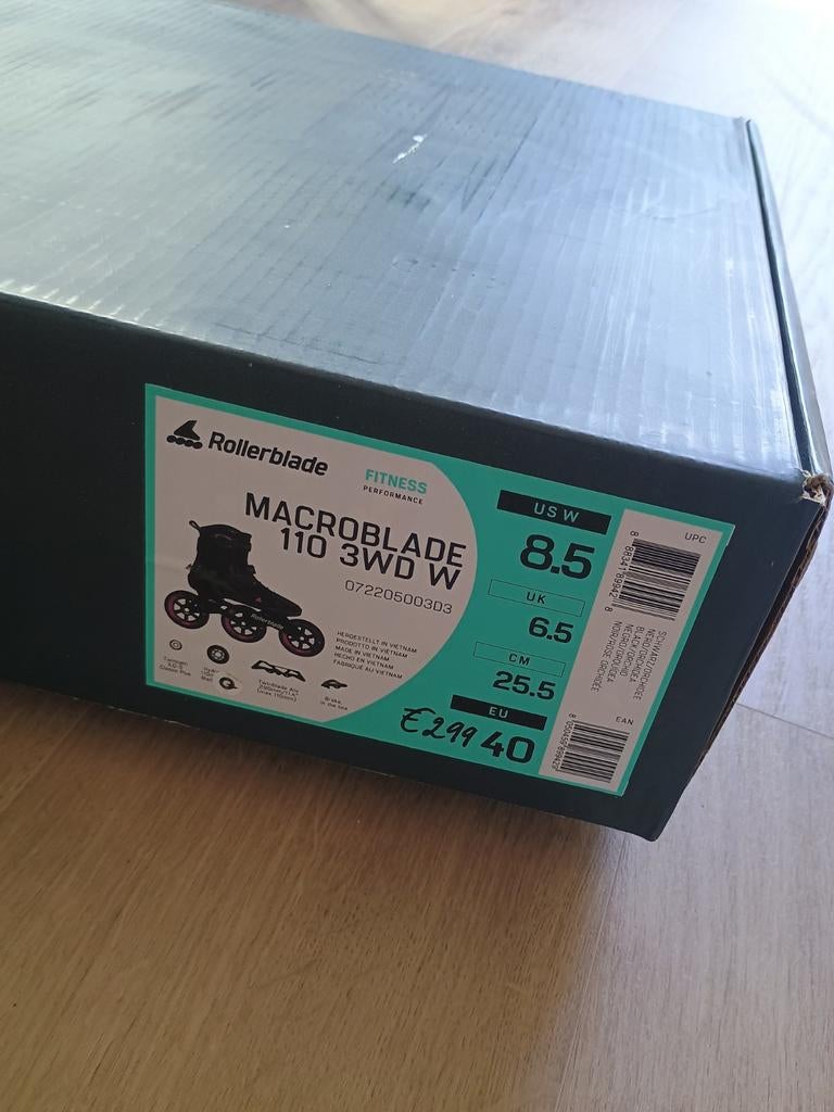 Rollerblade Macroblade 110 3WD W maat40, Sport en Fitness, Verstelbaar, Ruben, Overige typen, Nieuw