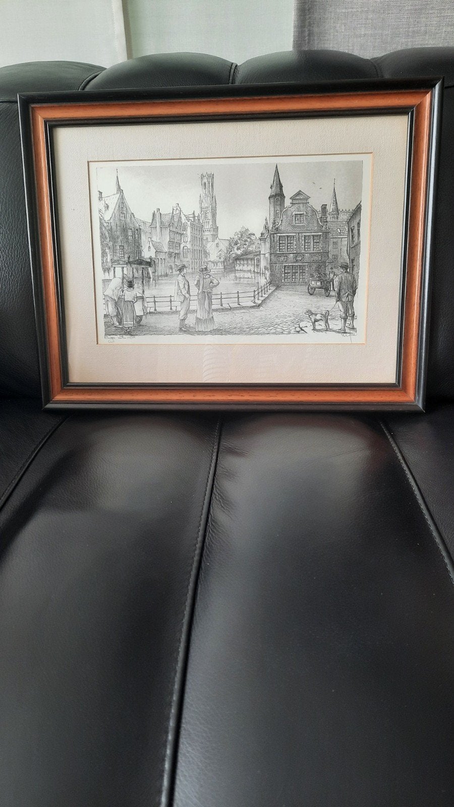 pentekening van Brugge, Enlèvement, Dessin à la plume