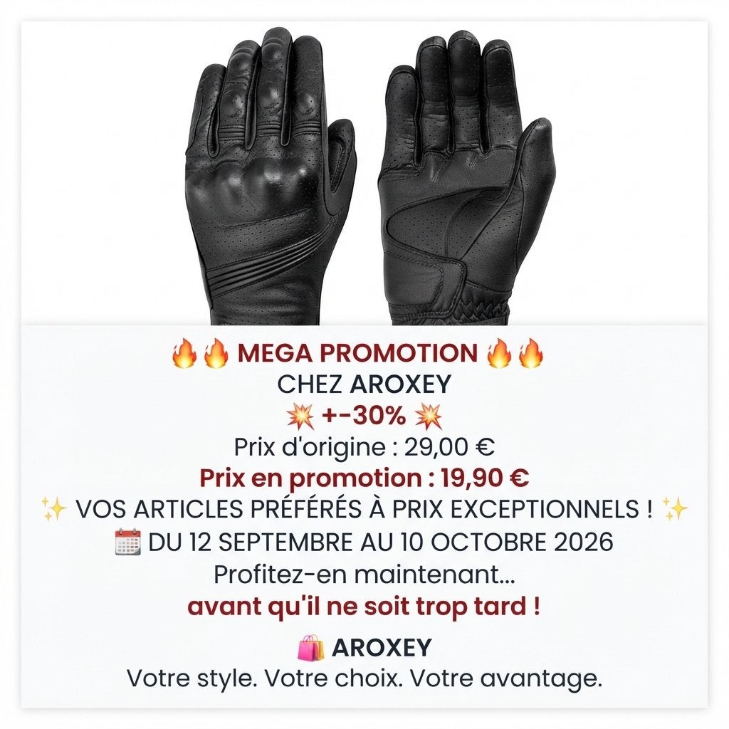 Gants de moto en cuir nouveau, Motos, Enlèvement ou Envoi, Neuf, avec ticket, Femmes, Gants