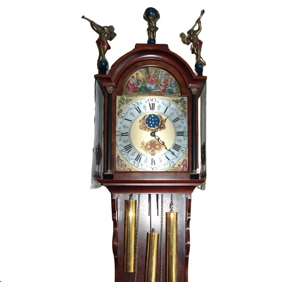 Veilinghuis Oranje Horloge arrière frisonne C. Huygens '60, Antiquités & Art, Enlèvement