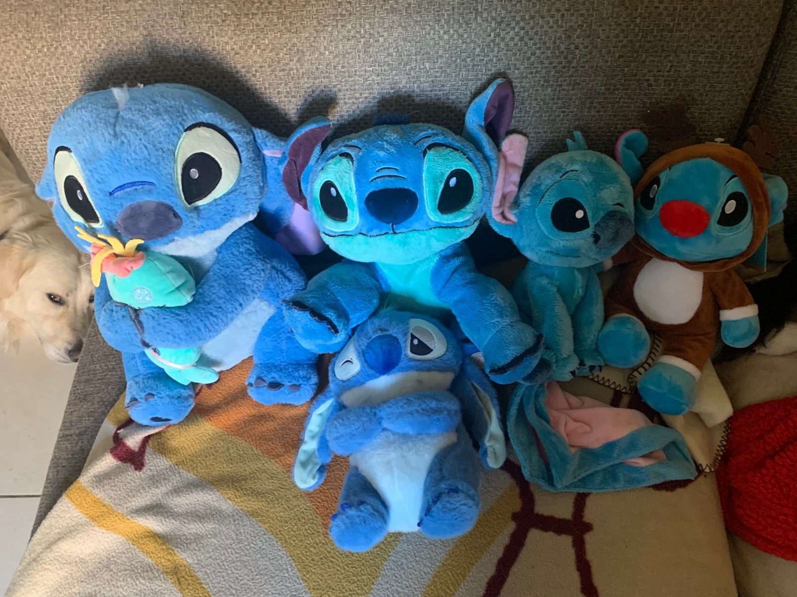 Stitch, Kinderen en Baby's, Speelgoed | Knuffels en Pluche, Ophalen, Zo goed als nieuw