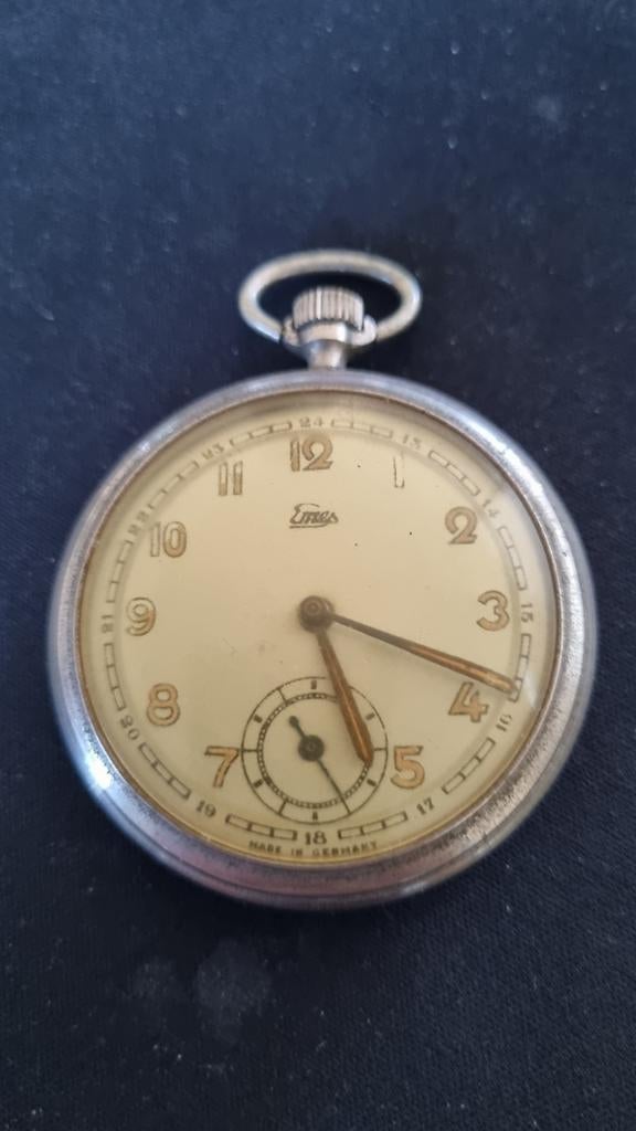 Emes zakhorloge, werkend,  een eeuw oud, duitse kwaliteit., Ophalen, Zakhorloge