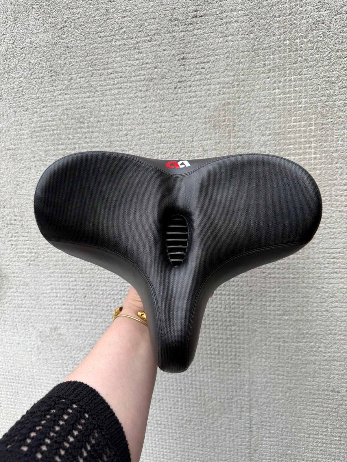 Comfortabel West Biking fietszadel – brede pasvorm, Ophalen of Verzenden, Zo goed als nieuw, Zadel