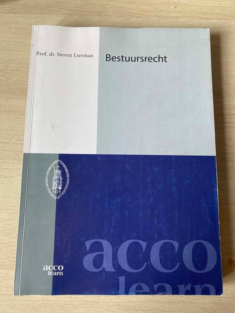 Bestuursrecht, Ophalen, Zo goed als nieuw