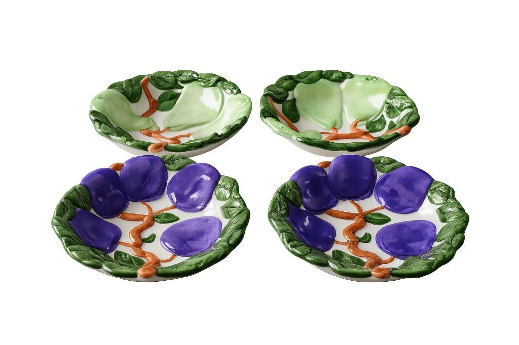 4 decoratieve borden, Ophalen of Verzenden