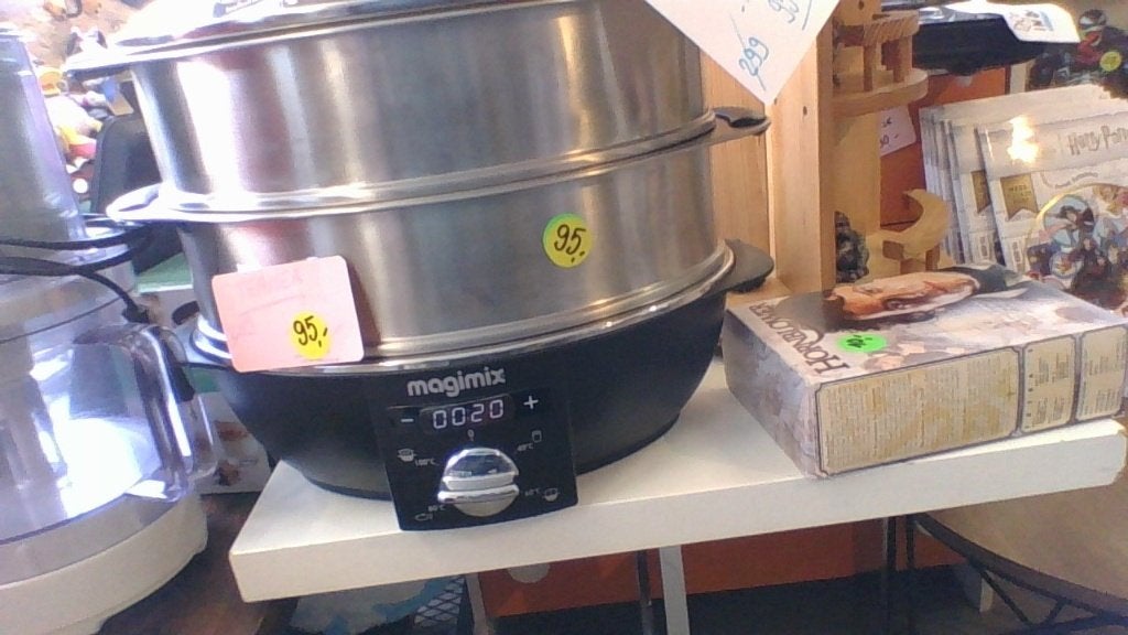 professionele steamer Magimix, Ophalen