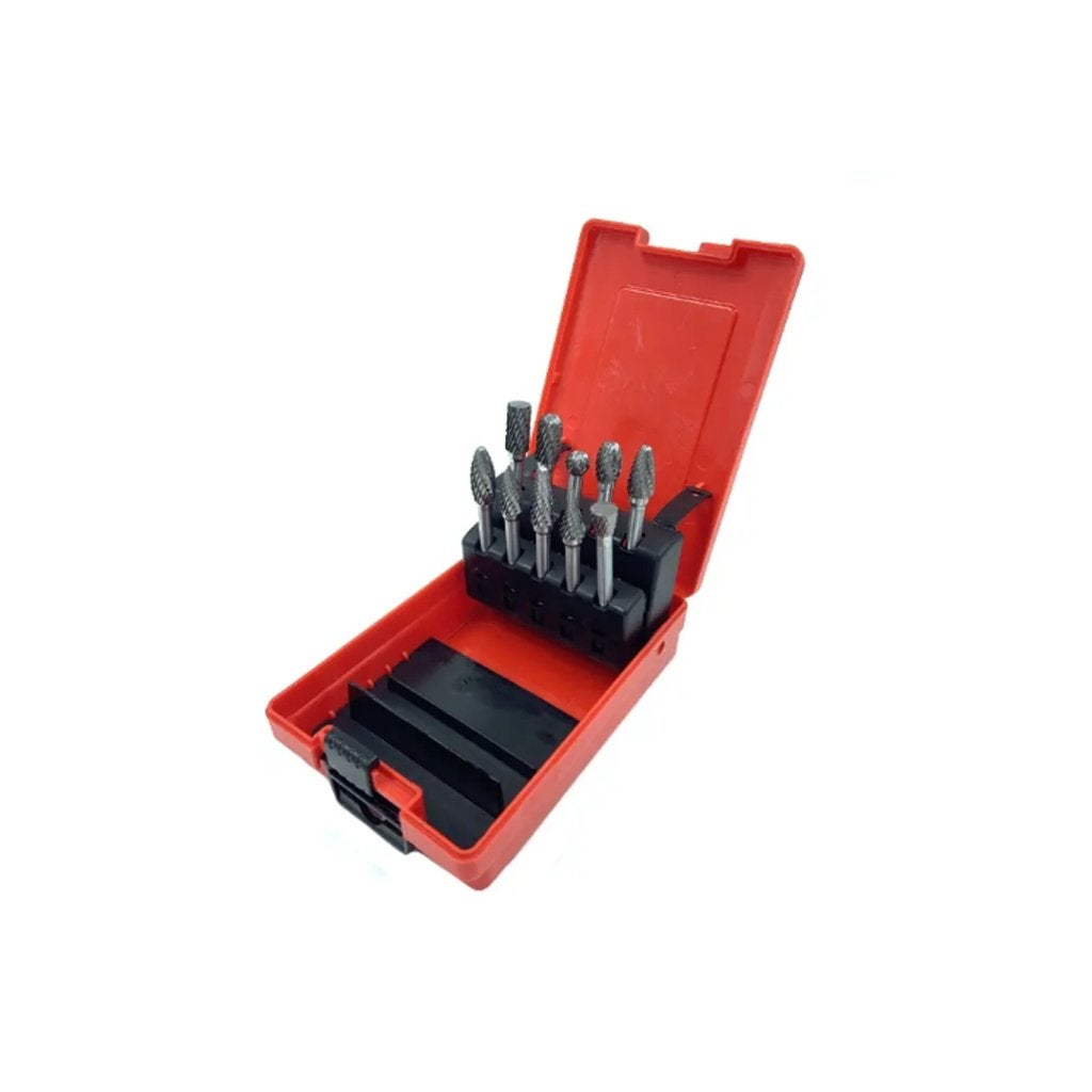 10-delige Hardmetalen Carbide Freesset, Ophalen of Verzenden, Nieuw, Metaal