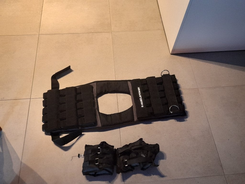 Gewichtsvest 30kg, Sport en Fitness, Fitnessmaterialen, Nieuw, Overige typen, Armen, Benen, Borst, Buik, Rug, Ophalen