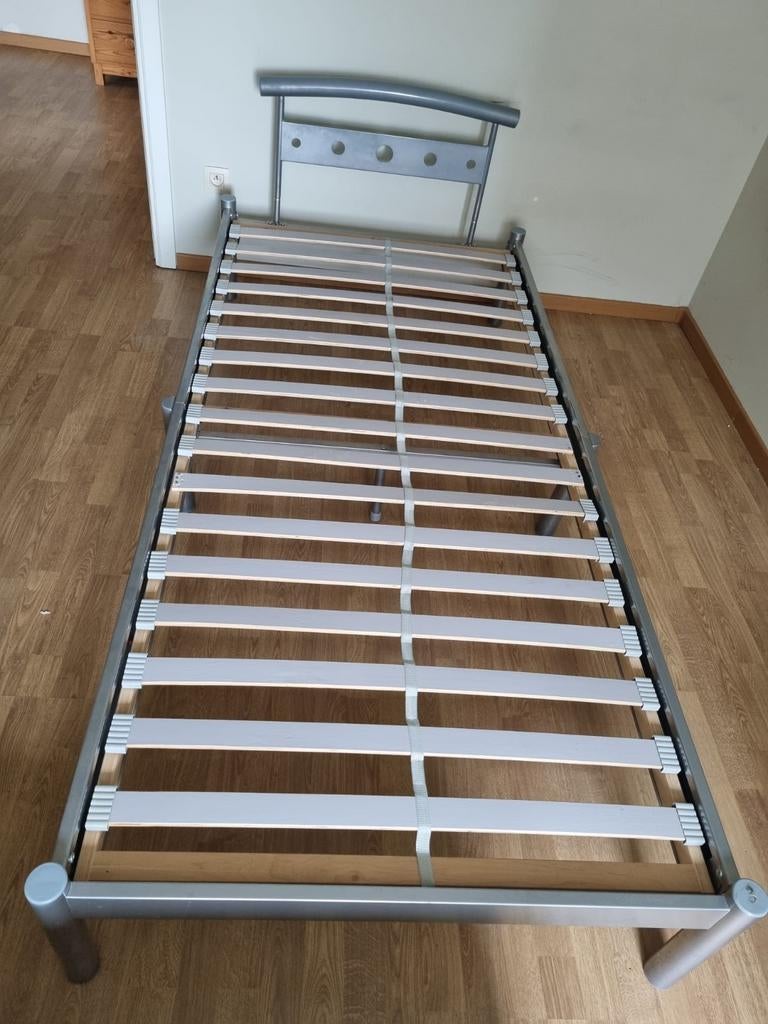 Eenpersoonsbed, Huis en Inrichting, Ophalen, Gebruikt, 90 cm, Eenpersoons