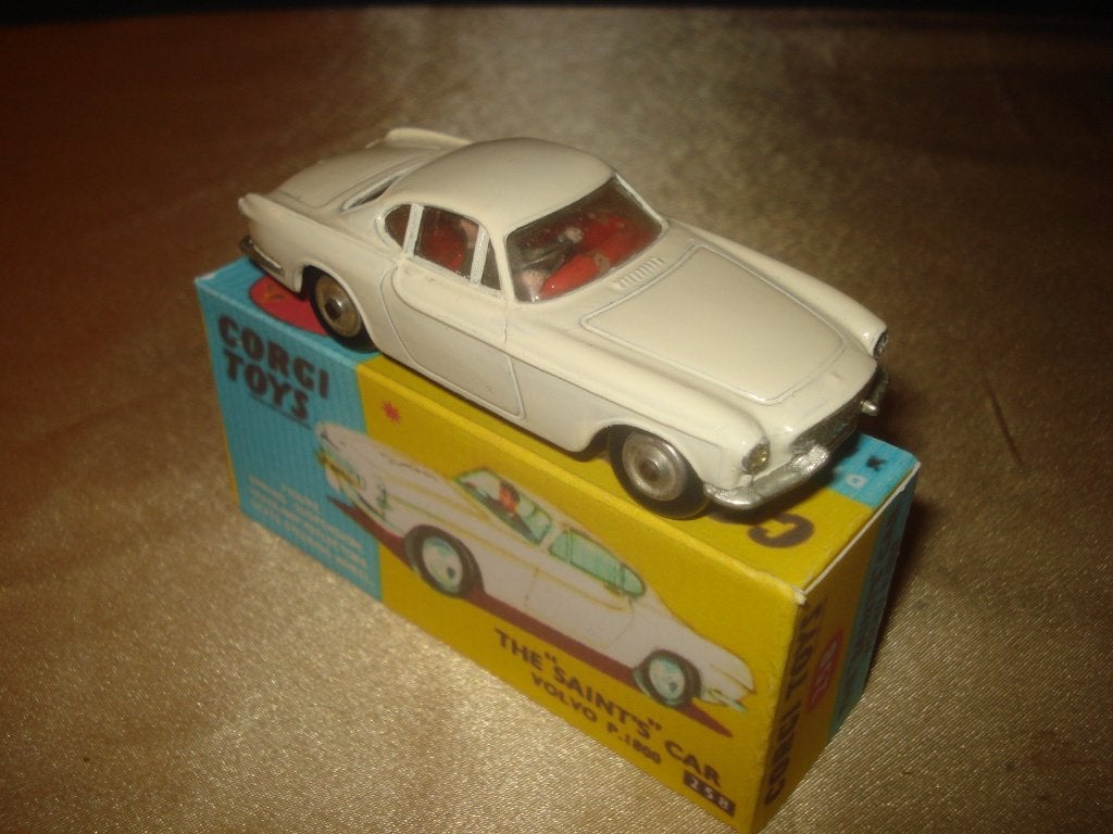 CORGI TOYS Volvo P.1800 The Saint 1967 + Boîte, Ophalen of Verzenden, Zo goed als nieuw, Auto, Corgi