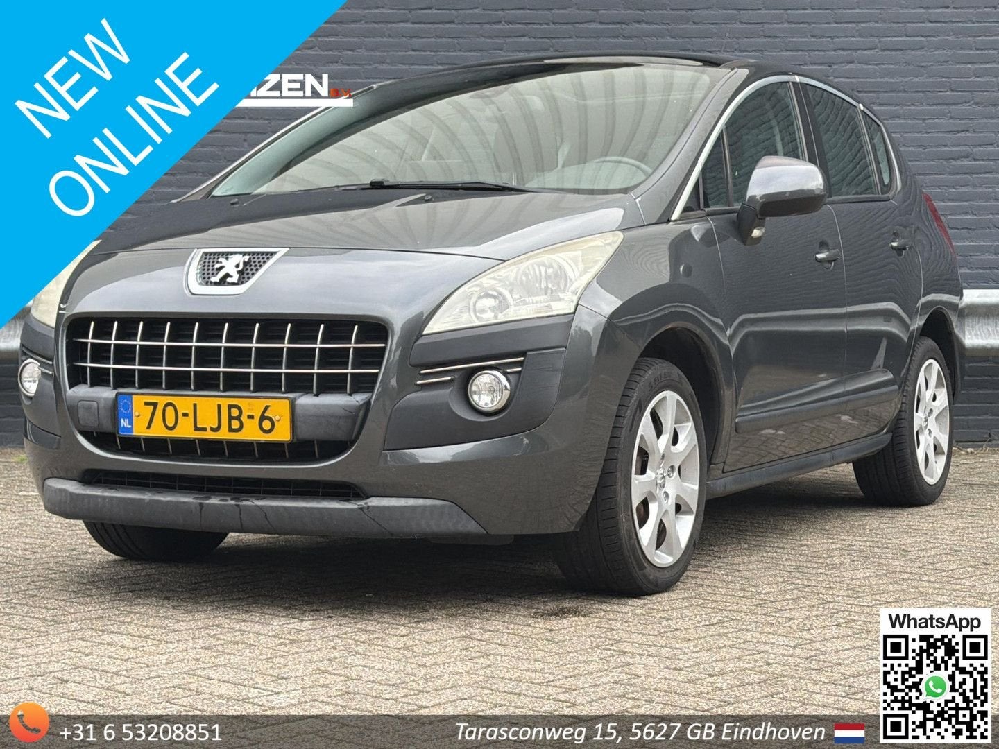 Peugeot 3008 1.6 VTi ST, Argent ou Gris, Achat, Entreprise, Boîte manuelle