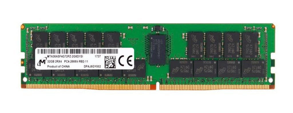 32GB 2Rx4 PC4-2666V DDR4-2666 Registered ECC Micron
